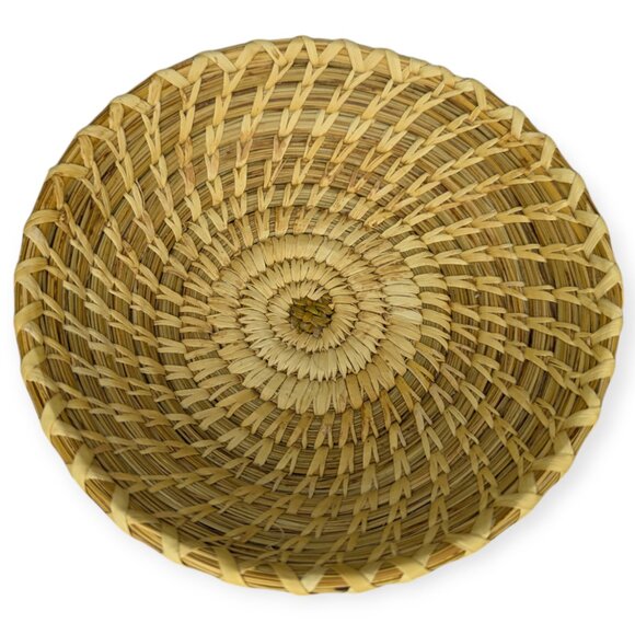 Tohono O'odham Bear Grass & Yucca Handmade Woven Bowl 7